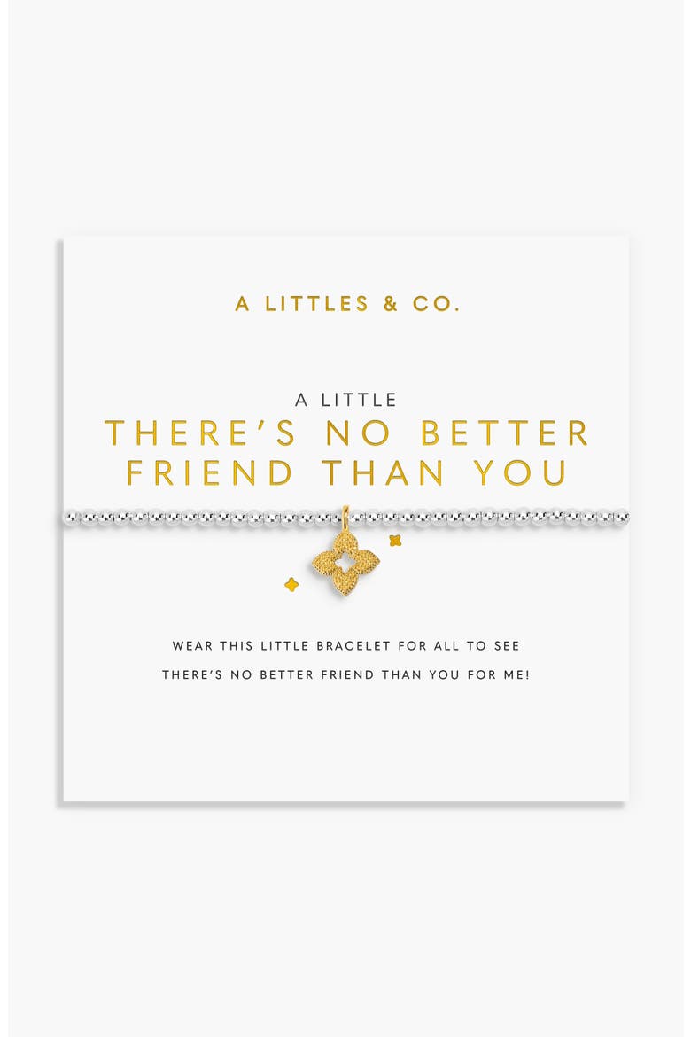 A Little 'There'S No Better Friend Than You' Bracelet, Main, color, Mixed