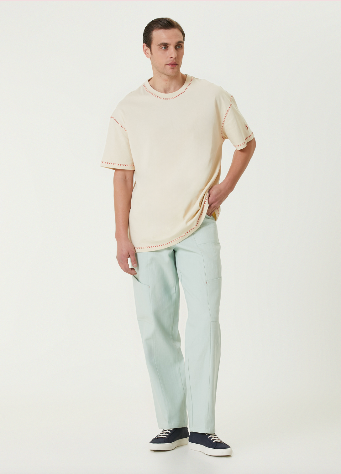 Linen Blend Free Heaven Pant With Pocket - image 4
