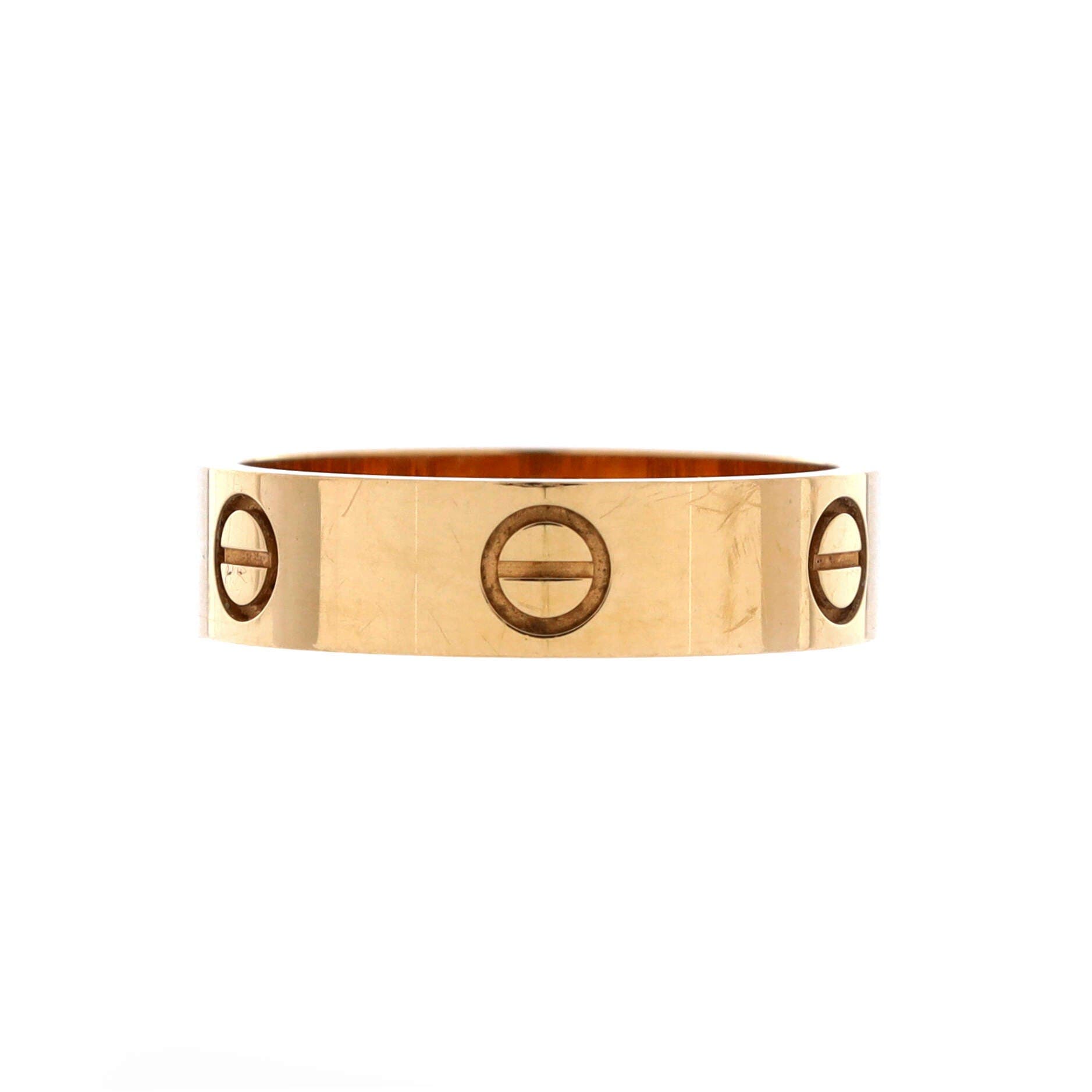 Love Band Ring 18K Yellow Gold, Main, color, Metallic Gold