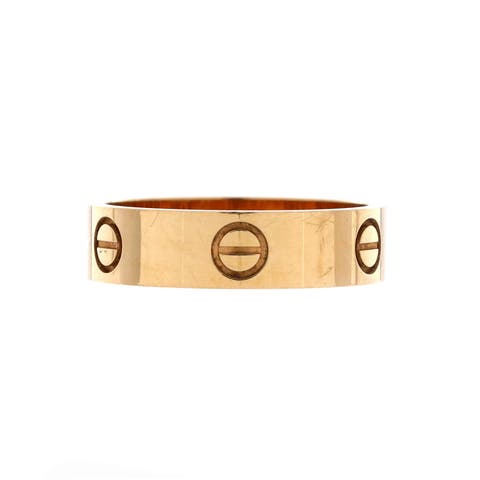 Love Band Ring 18K Yellow Gold