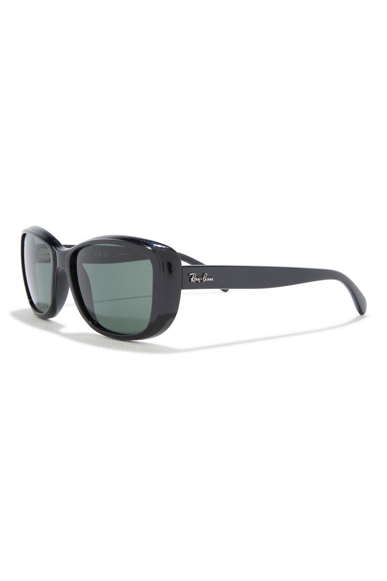 'Classic' 56mm Sunglasses, Alternate, color, BLACK