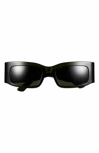 56mm Polarized Square Sunglasses