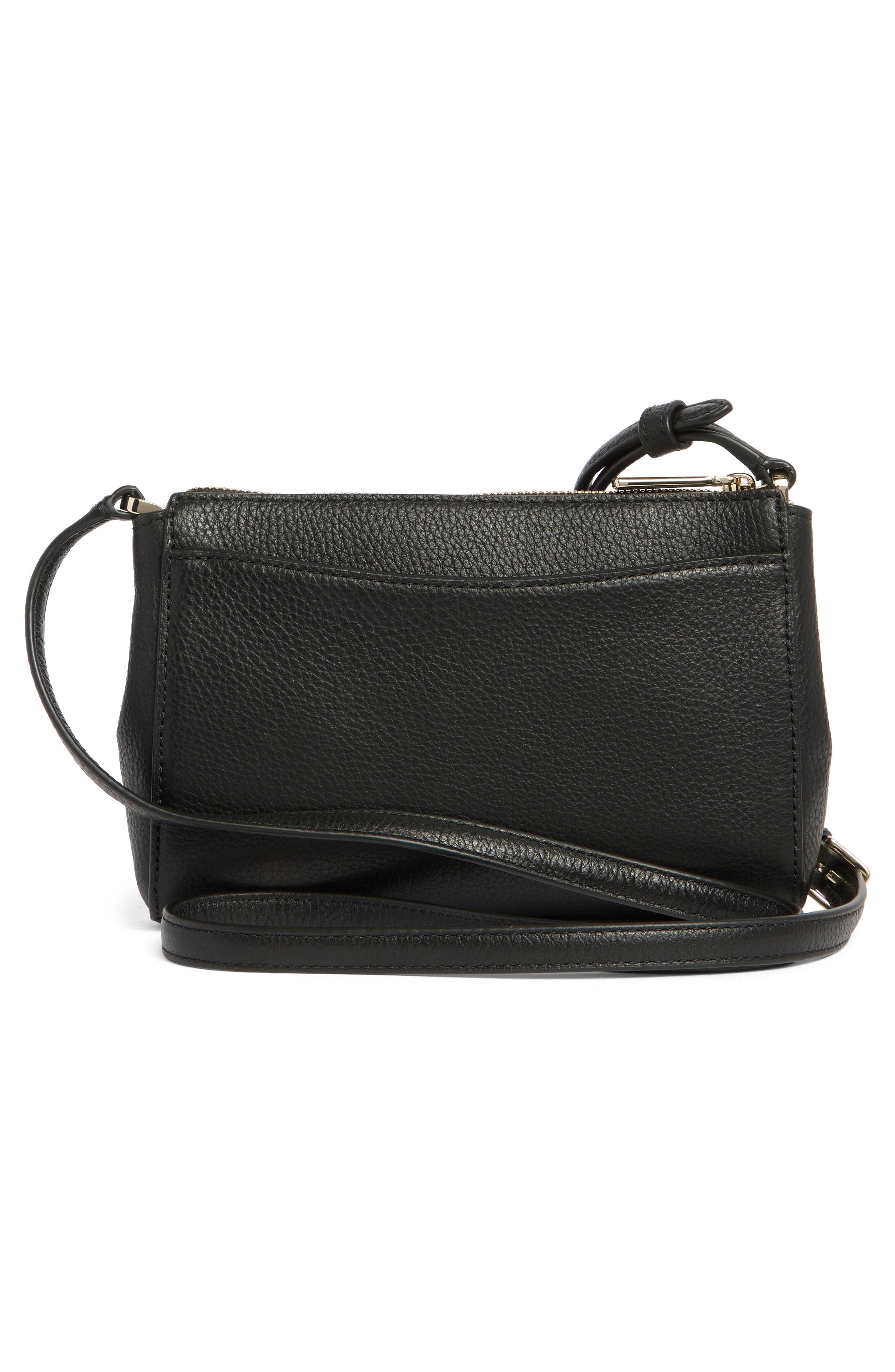 Kate Spade New York leila mini crossbody bag, Alternate, color, Black