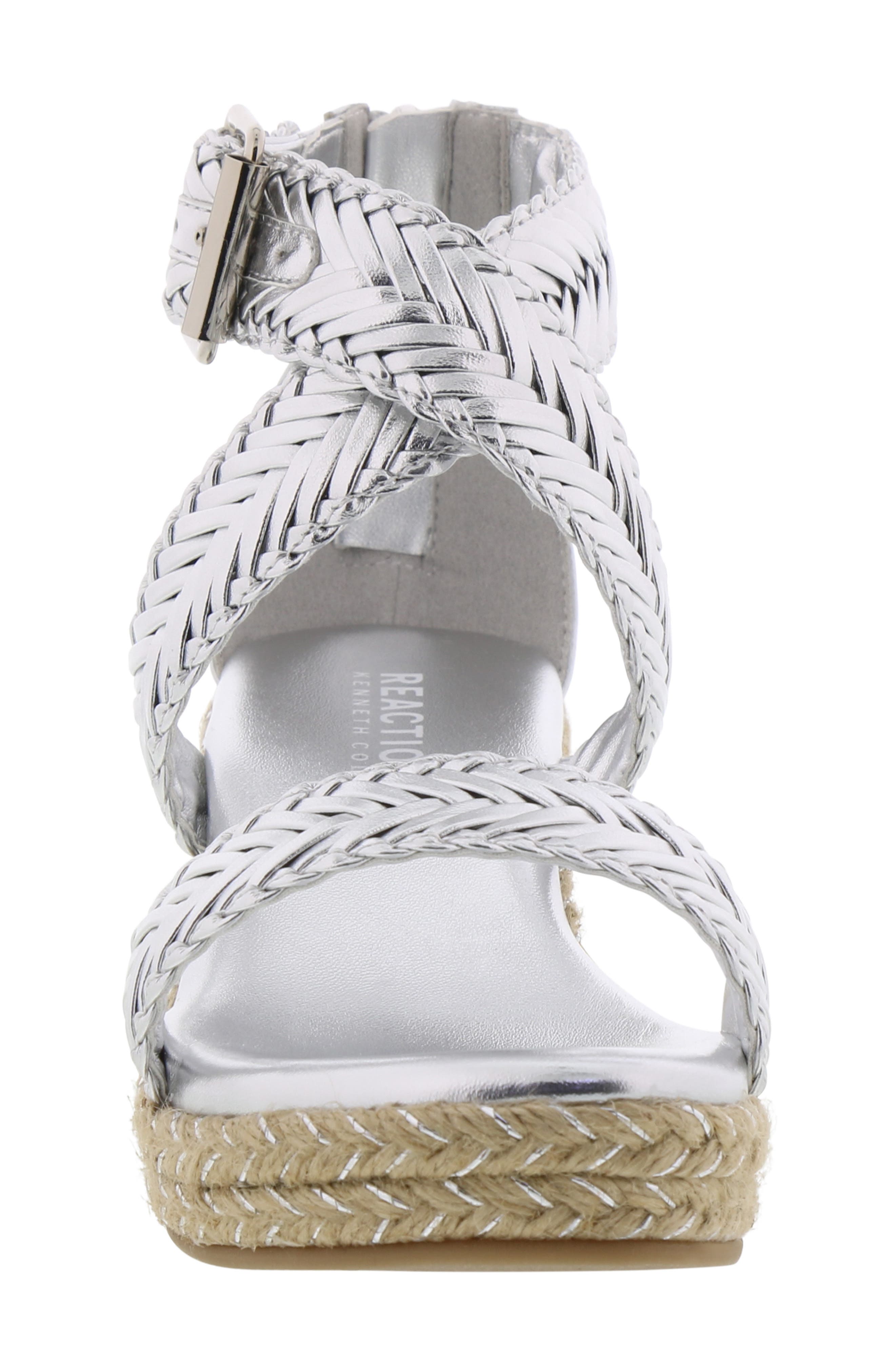 Reaction Kenneth Cole Reed Sway Metallic Wedge Sandal, Alternate, color, 