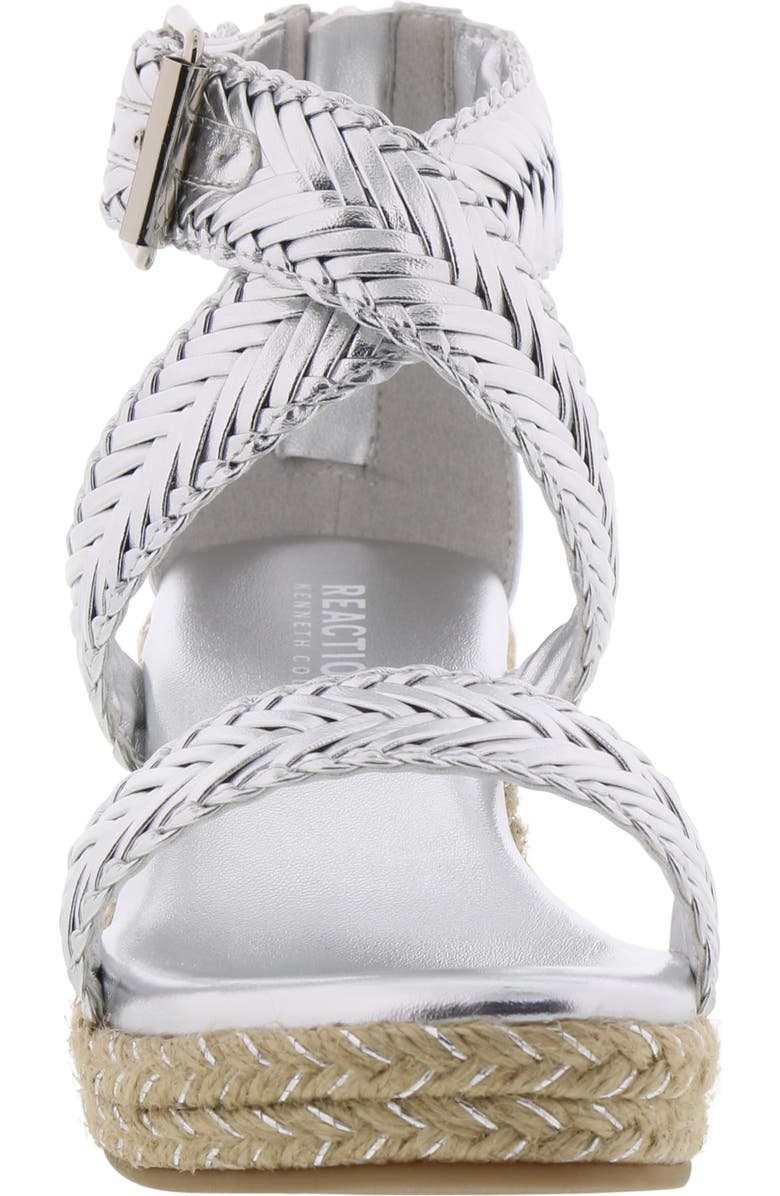 Reaction Kenneth Cole Reed Sway Metallic Wedge Sandal, Alternate, color,