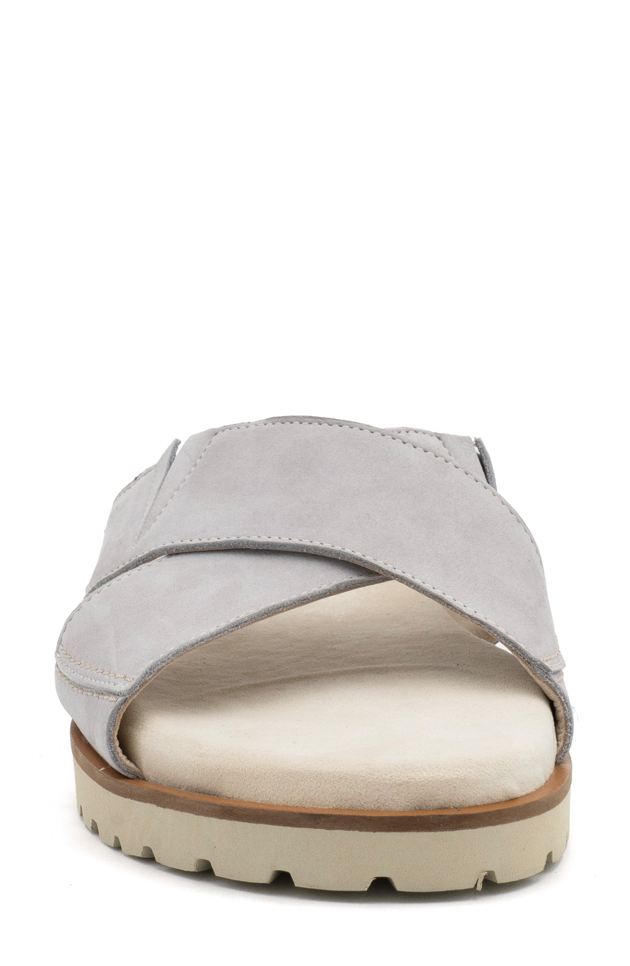 Barolo Platform Slide Sandal, Alternate, color, FOG TIFFANY