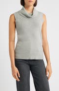CITY BLUES Turtleneck Sleeveless Sweater