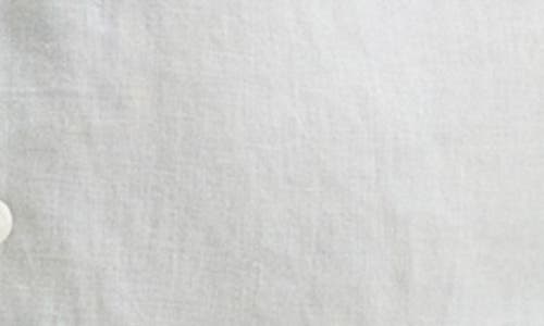 Theory Irving Solid Linen Button-up Shirt In Light Green