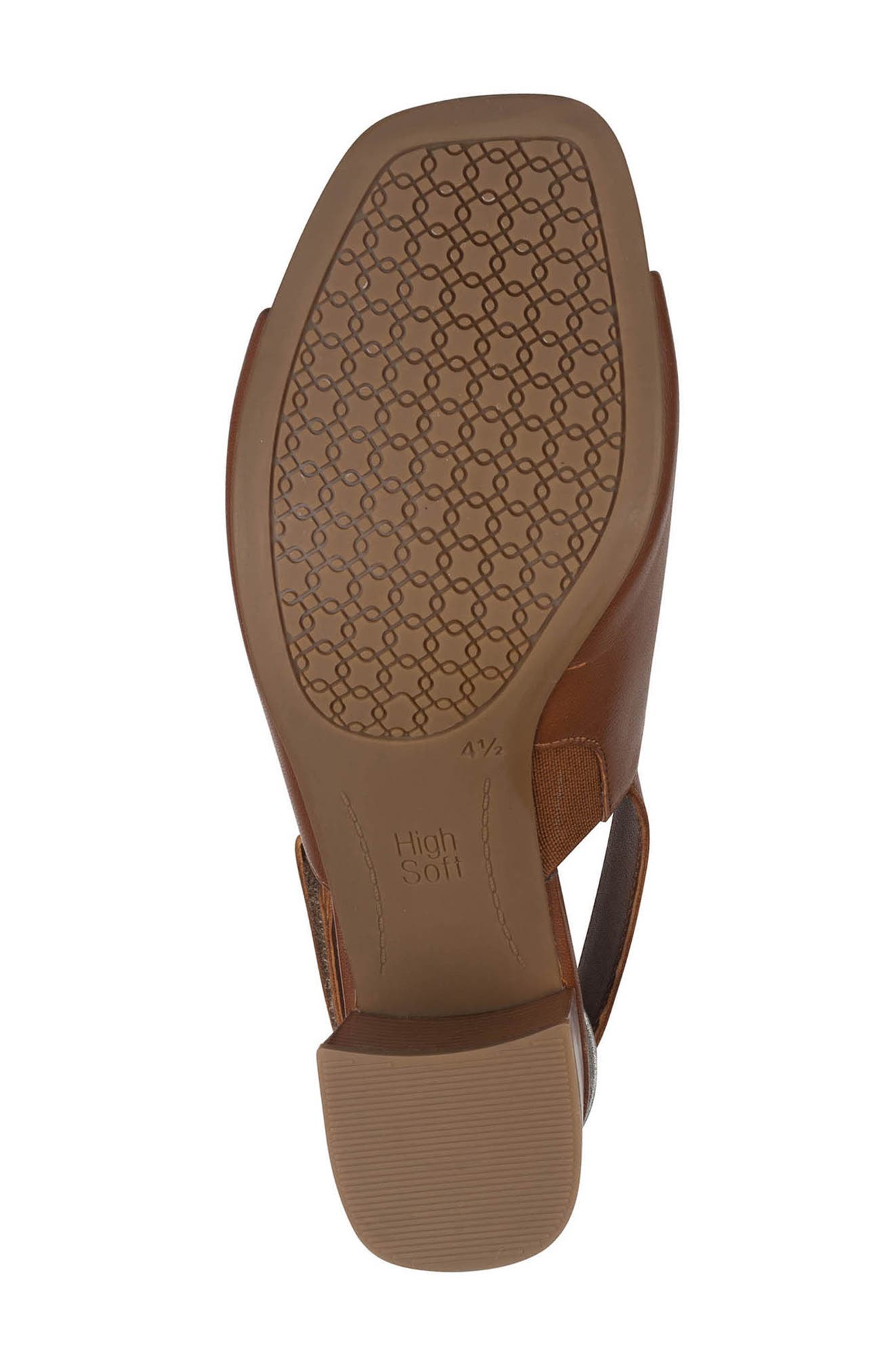 ara Berwyn Slingback Sandal, Alternate, color, Cognac Leather