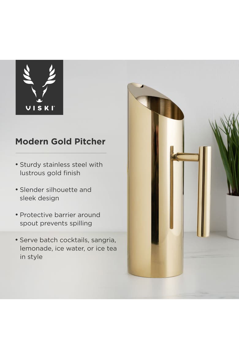 Modern Pitcher, Alternate, color, Gold