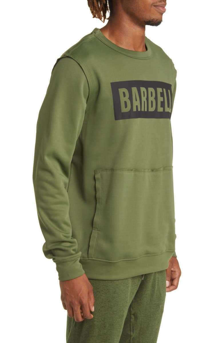 Barbell Apparel Logo Sweatshirt, Alternate, color, 