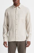 Vince Linen Button-Up Shirt