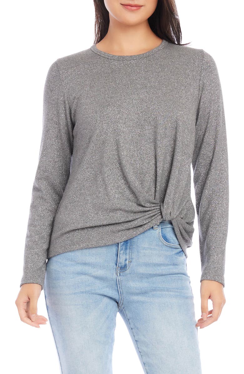 Karen Kane Metallic Side Twist Top, Main, color,