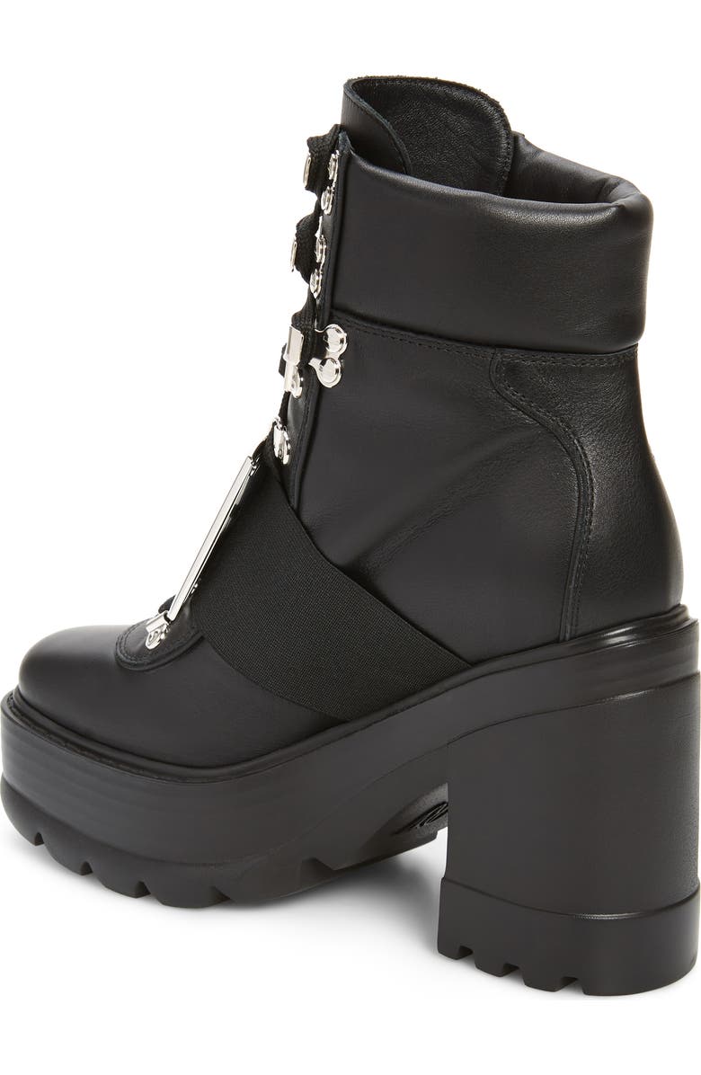 Roger Vivier Buckle Platform Hiking Boot, Alternate, color,