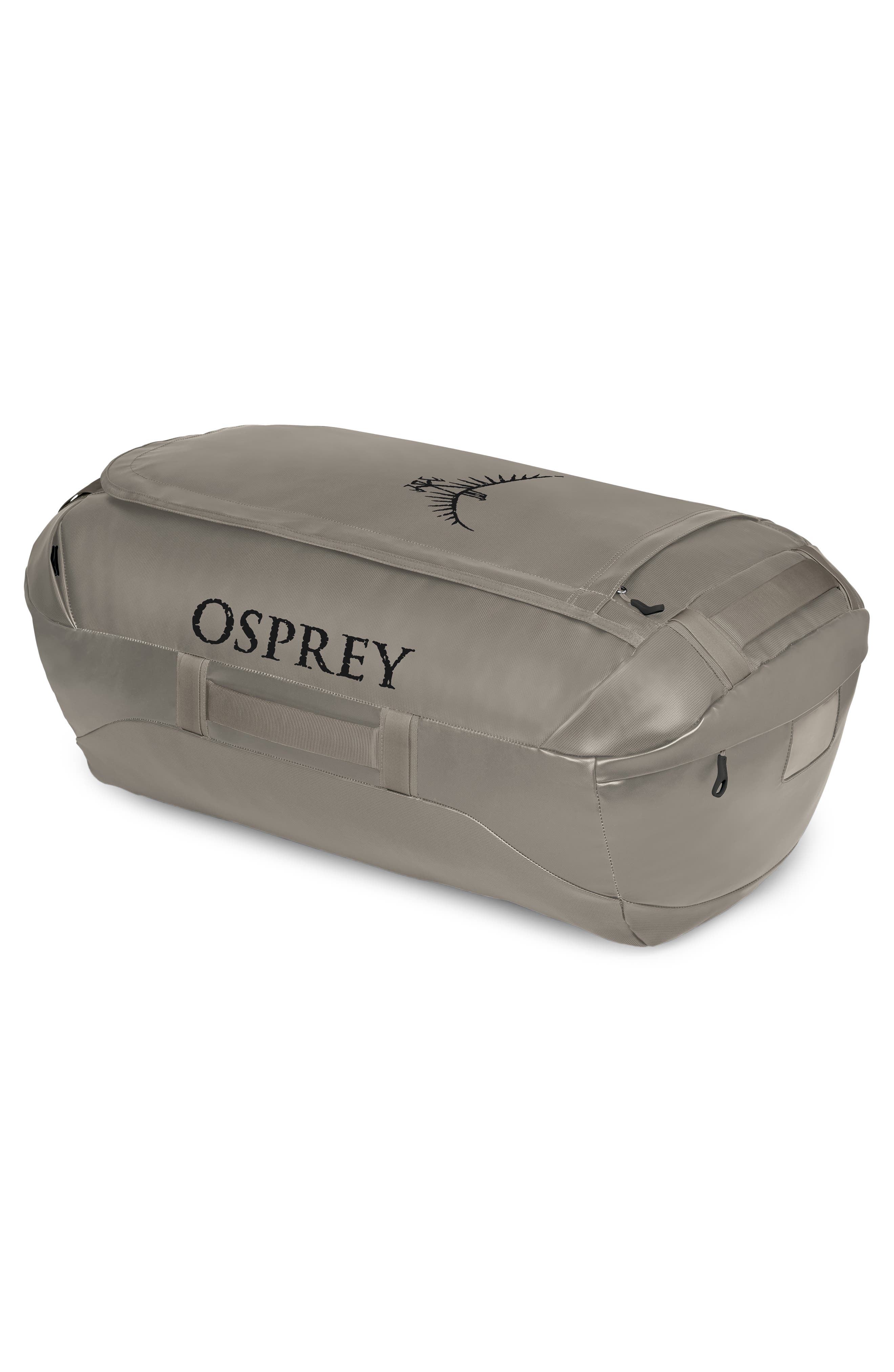 Osprey Transporter<sup>®</sup> 95L Water Resistant Duffle Backpack, Alternate, color, Tan Concrete