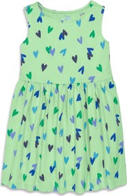 Primary Kids Recess Dress In Conetti Hearts