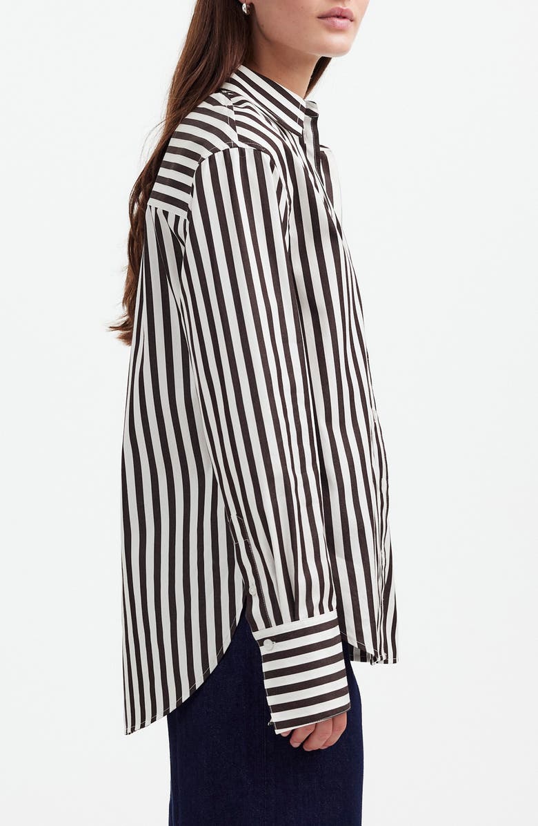 Madewell Stripe Relaxed Fit Cotton Poplin Button-Up Shirt, Alternate, color,