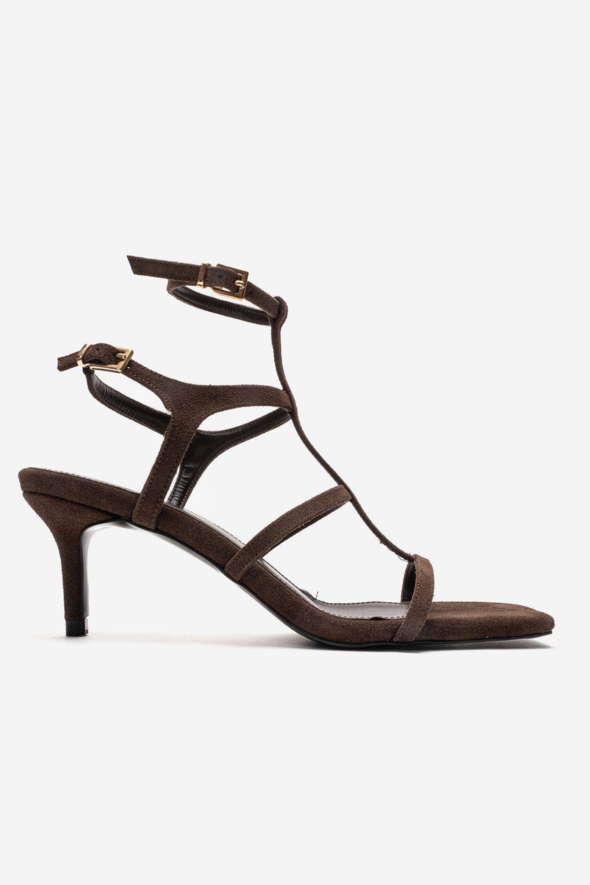 Viento Stiletto Sandal, Alternate, color, Brown Suede