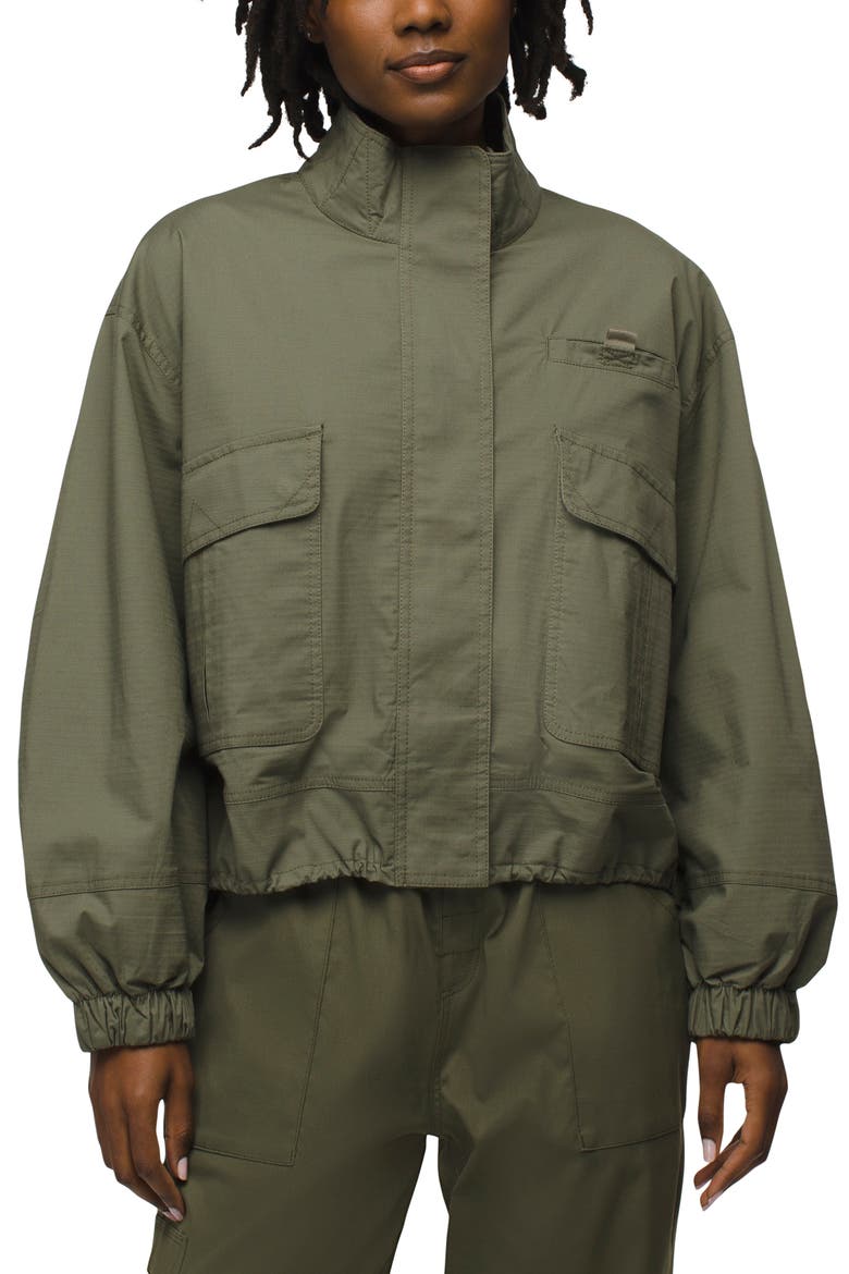 prAna Palisades Organic Cotton Blend Ripstop Jacket (Women