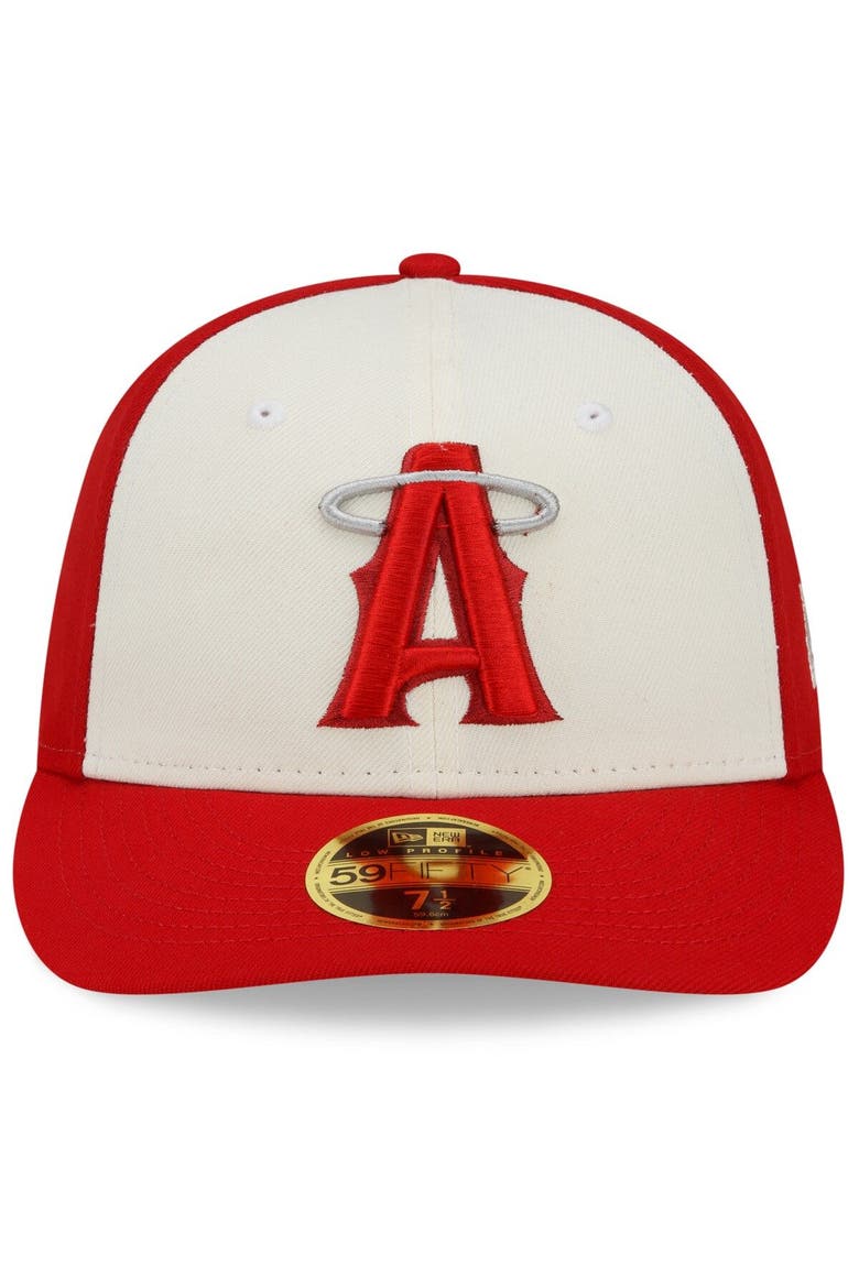 Men's New Era Red Los Angeles Angels 2022 City Connect Low Profile 59FIFTY Fitted Hat, Alternate, color, Red