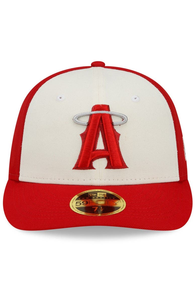 New Era Men's New Era Red Los Angeles Angels 2022 City Connect Low Profile 59FIFTY Fitted Hat, Alternate, color, Red