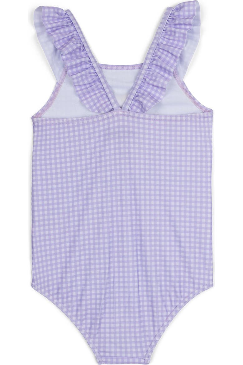Minnie Mouse One Piece Swimsuit and Bucket Hat Set, Alternate, color, Lavender Minnie Mouse