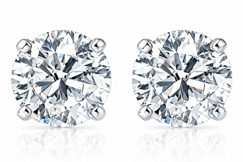 1 Carat (ctw) Diamond Studs In 14k Or Gold Lab Grown
