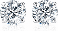 Bliss Diamond 1 Carat (ctw) Diamond Studs In 14k Or Gold Lab Grown