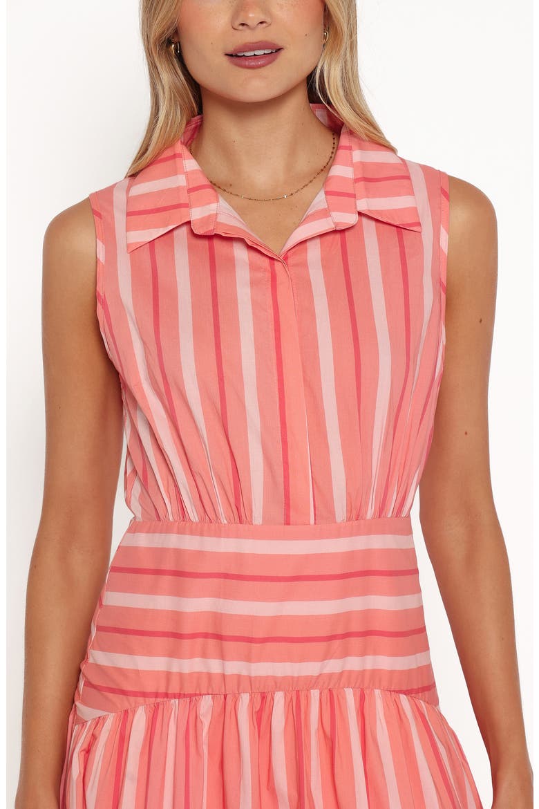 Myranda Striped Midi Dress, Alternate, color, PINK STRIPE