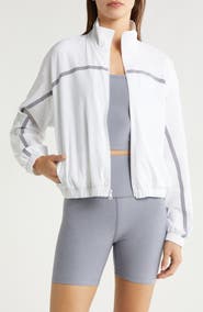 Beyond Yoga Go Retro Track Jacket