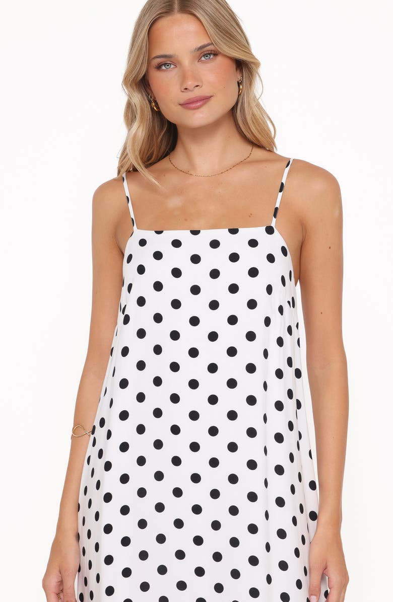 Petal & Pup Virgo Polka Dot Maxi Dress, Alternate, color, 