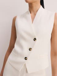 The Fold Romney Clever Crepe Waistcoat