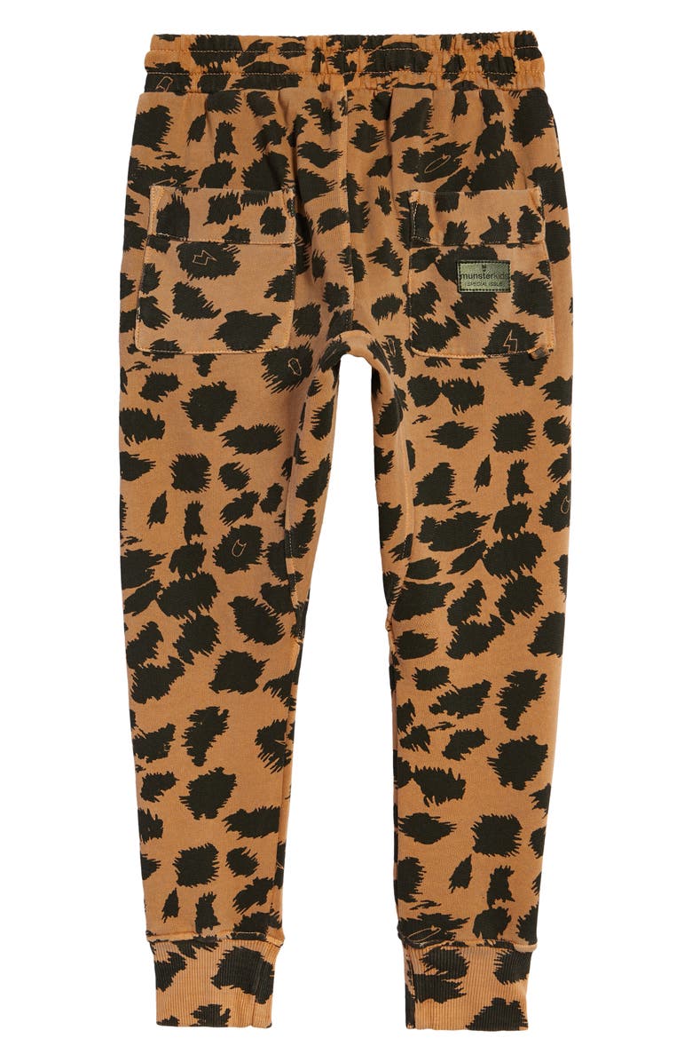 Munsterkids Allover Print Fleece Sweatpants, Alternate, color,