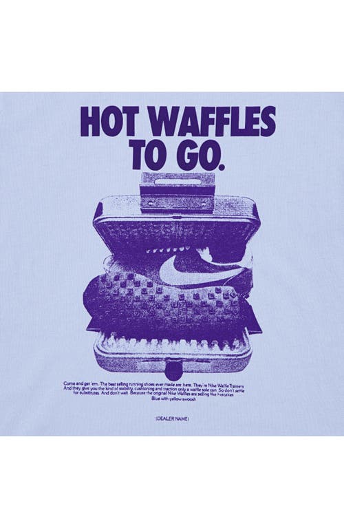 Nike Kids' Waffles To Go Graphic T-shirt In Gray