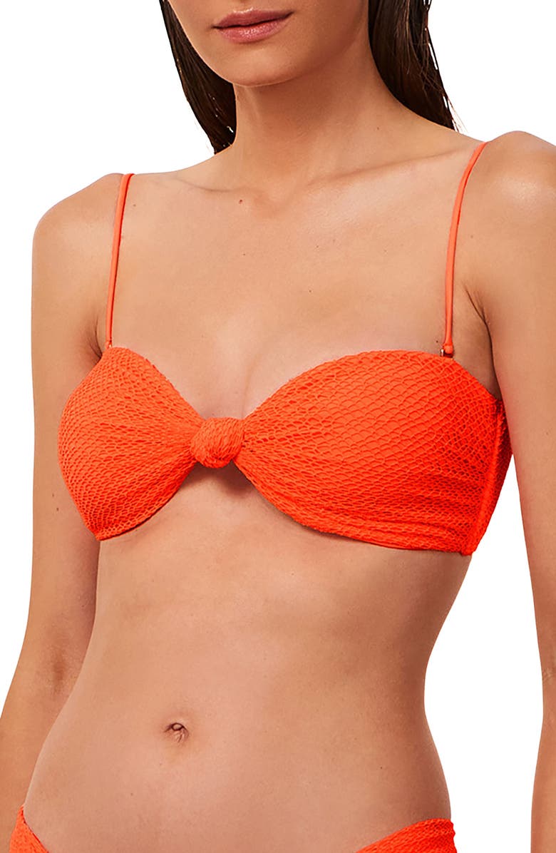 ViX Paula Hermanny Jessie Bandeau Bikini Top, Alternate, color, 