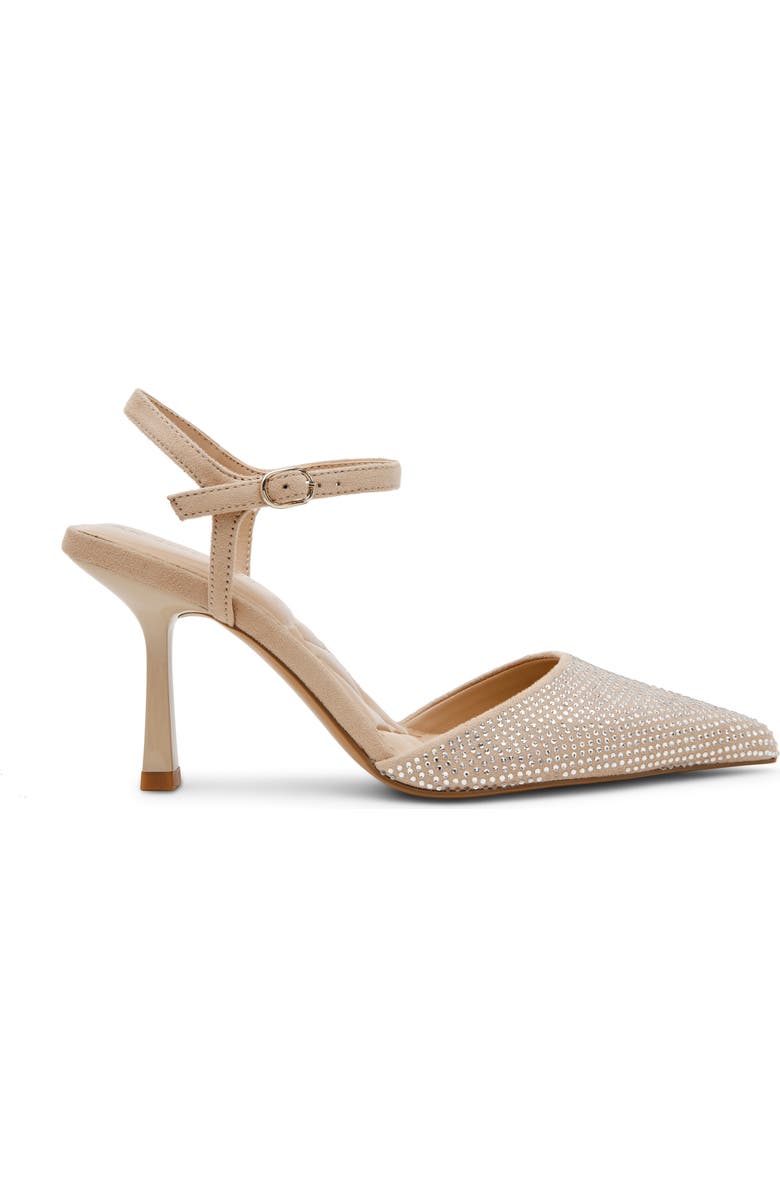 Anne Klein Ibara Ankle Strap Pump, Alternate, color, Natural
