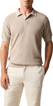 Rodd & Gunn Amberley Diamond Jacquard Cotton Polo Sweater