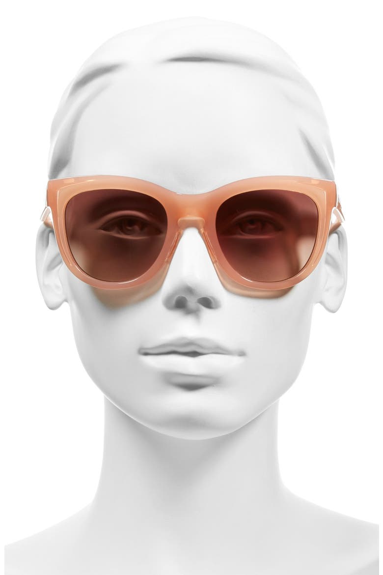 'Sidney' 52mm Sunglasses, Alternate, color, BLUSH/ SIENNA GRADIENT