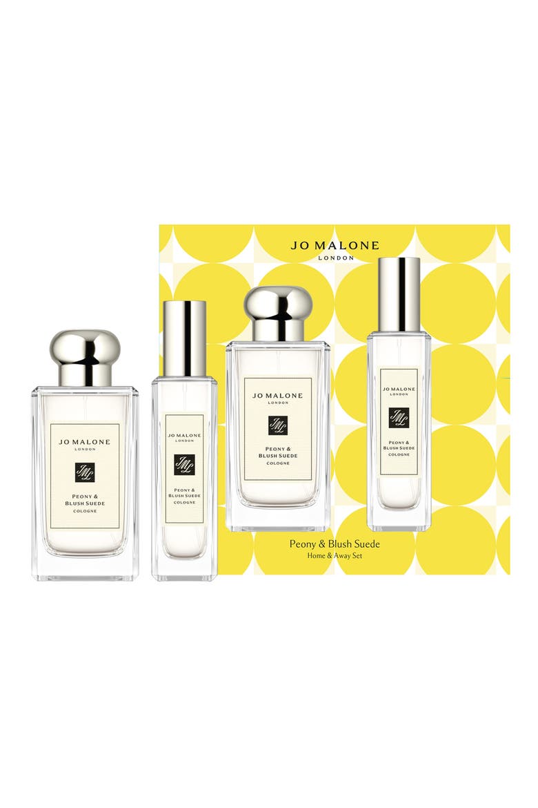 Peony & Blush Suede Home & Away Gift Set $262 Value, Main, color, NO COLOR