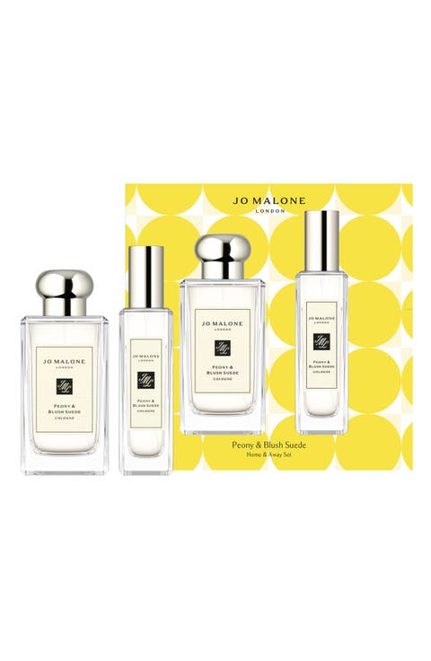 Peony & Blush Suede Home & Away Gift Set $262 Value