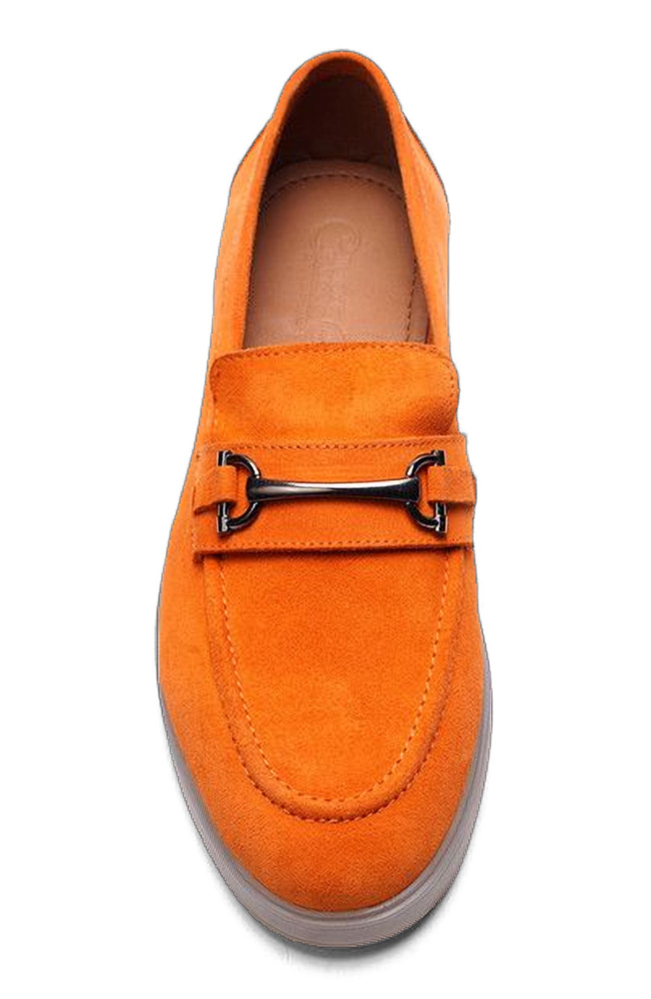 Funkadelic Bit Loafer, Alternate, color, Orange Suede