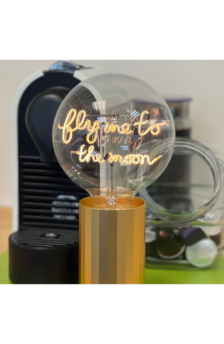 MITB Fly Me To The Moon Portable Table Lamp, Alternate, color, Gold