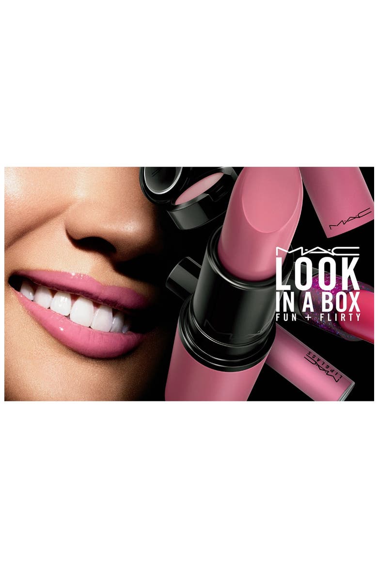 MAC 'Look in a Box - Fun and Flirty' Pink Lip & Eye Kit, Alternate, color, NO COLOR