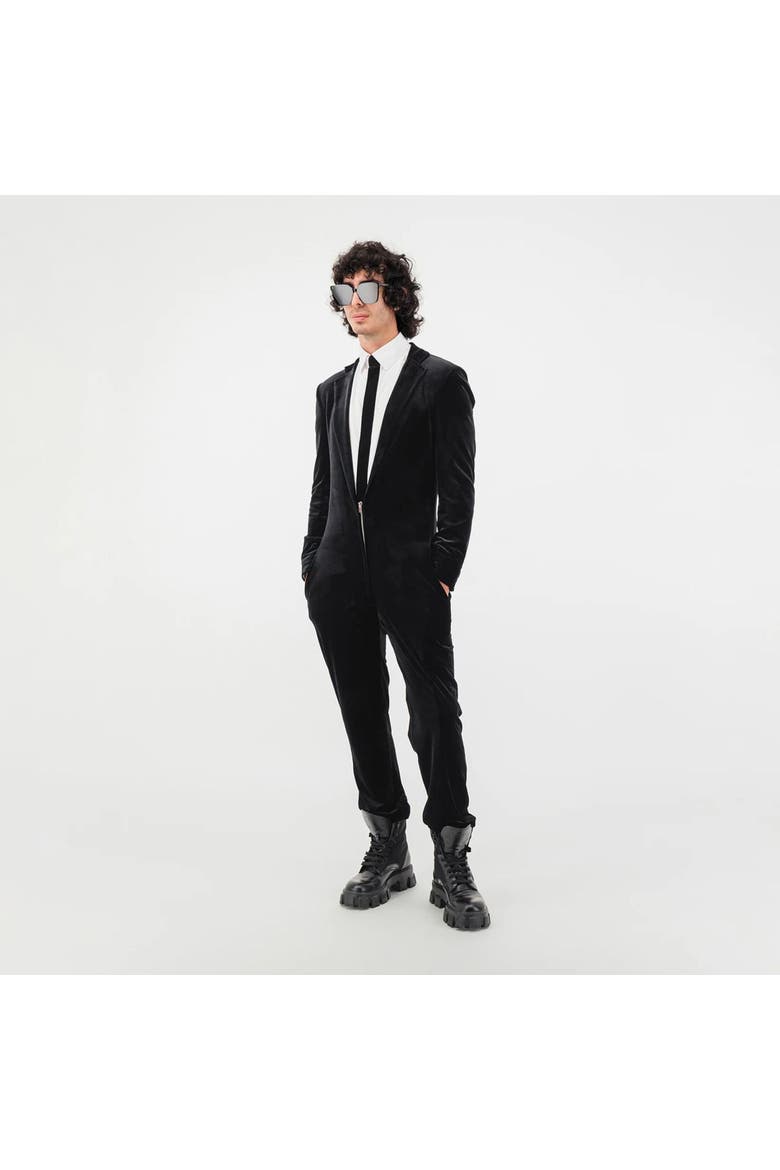 Velvet Patch Long Sleeve Botton Up Shirt, Alternate, color, White