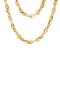 14K Gold Plated Sterling Silver Mariner Chain Necklace