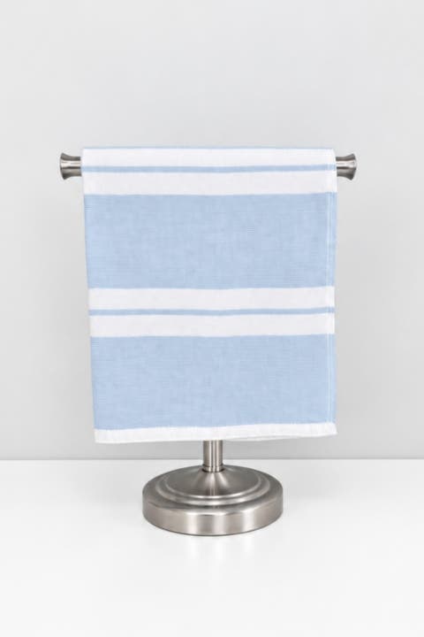 Haven Stripe Organic Cotton Terry-Lined Turkish Hand Towel