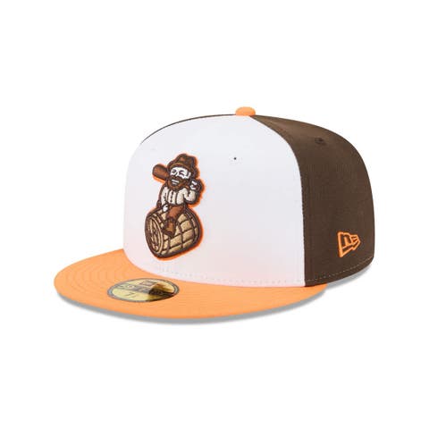 Men's New Era  White Bowling Green Hot Rods Theme Nights 59FIFTY Fitted Hat
