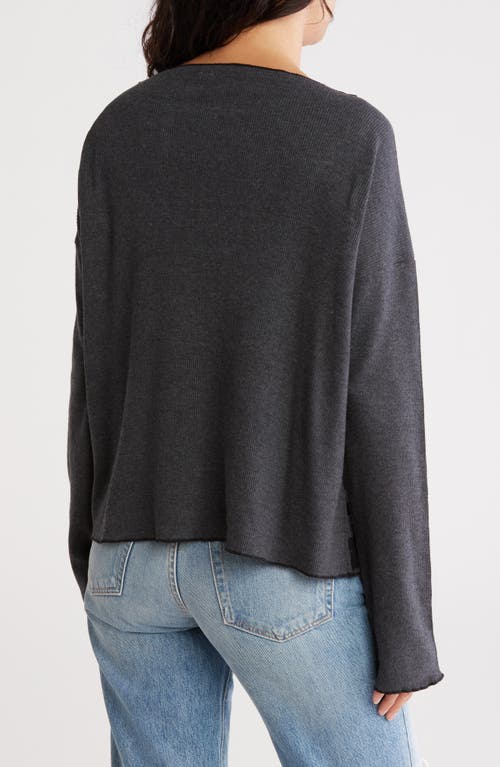 Go Couture Boat Neck Sweater