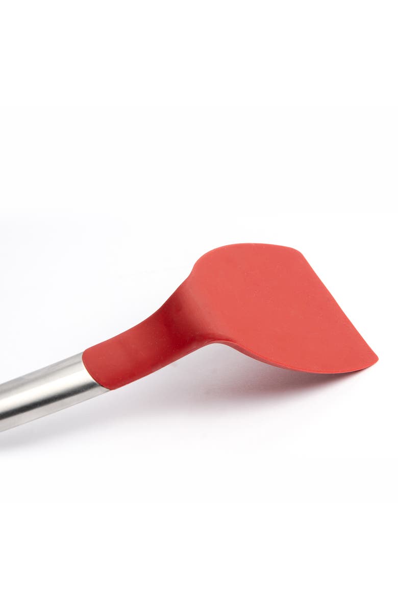 CUISIPRO Silicone & Stainless Steel Wok Turner, Red, Alternate, color, Red