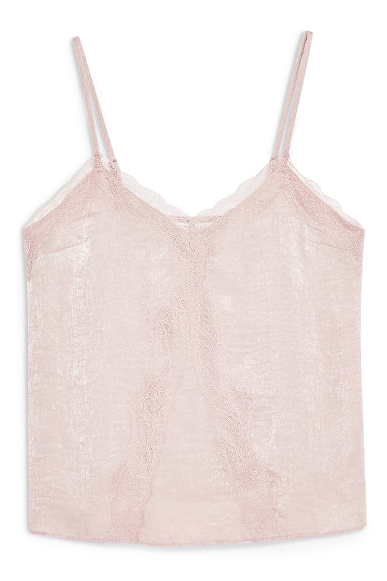 Lace Camisole Top, Alternate, color, BLUSH